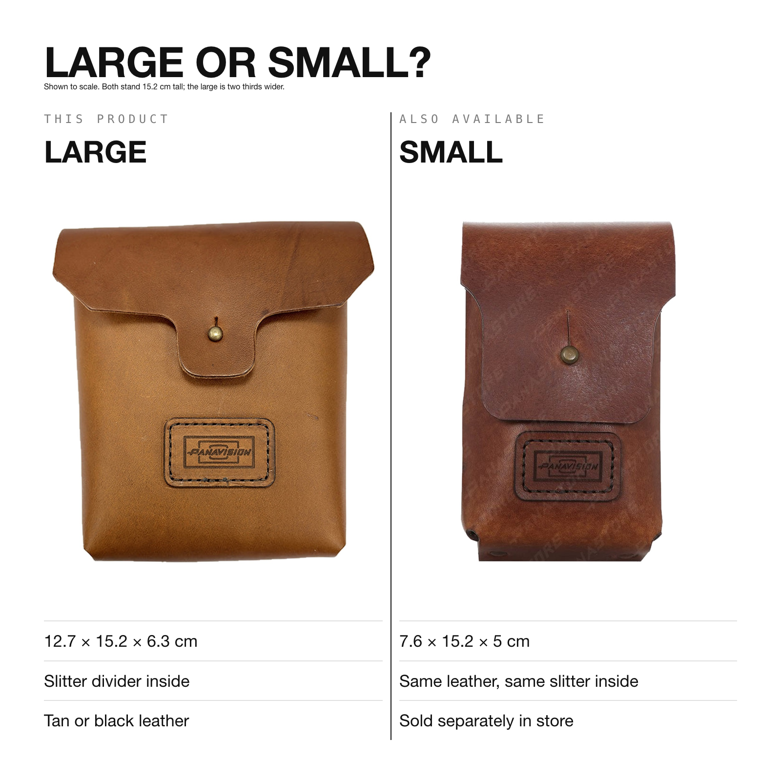 PANAVISION LEATHER LOADERS POUCH - LARGE